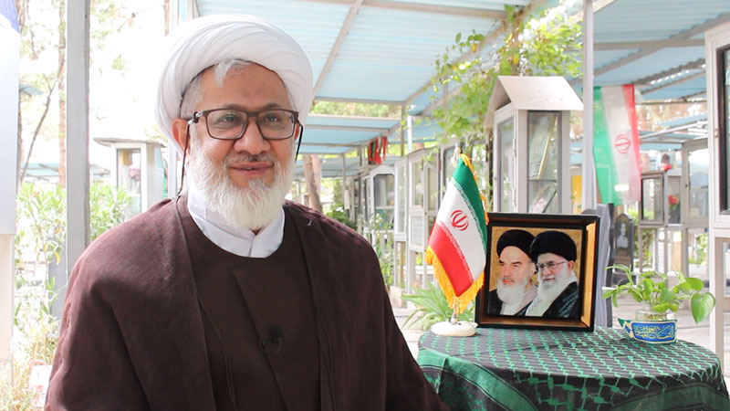 راوی و رزمنده دفاع مقدس، حجت الاسلام حاج احمدرضا حسینخانی