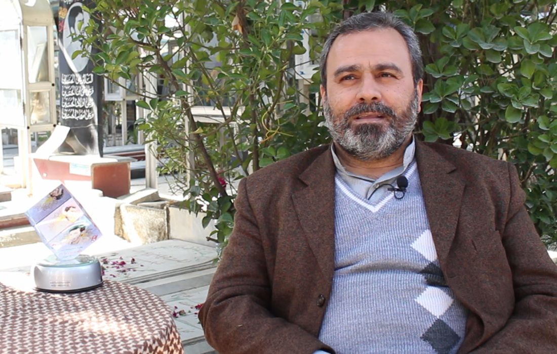 راوی و رزمنده دفاع مقدس حاج جعفر طهماسبی