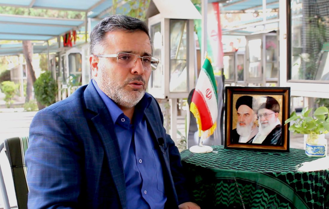 راوی و رزمنده دفاع مقدس حاج محمدرضا جعفری